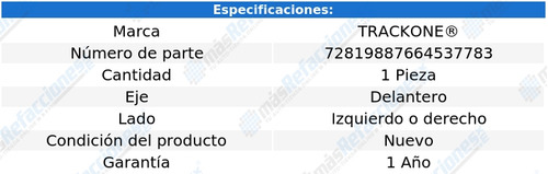 1 Buje Amortiguador Del Izq/der Frontier 05 Al 20 Trackone Foto 4