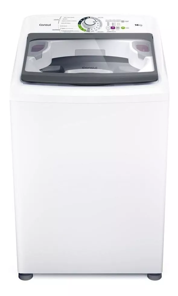 Máquina De Lavar Automática Consul Cwh14a Branca 14kg 127 v
