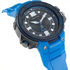 Reloj Nautica Hombre Sport Original, Luz Indiglo Color De La Correa Azul