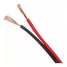 Metro De Cable De Parlante 2x1 Mm Rojo Negro Bafle Potencia 