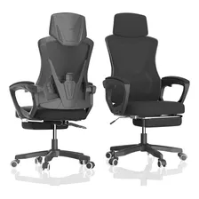 Cadeira De Escritório Lenoble 818 Le-818 Ergonômica Negro Com Estofado De Mesh Cadeira Gamer X Absolut Reclinável Confortável Escritório