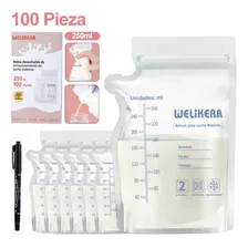 Bolsa De Almacenamiento De Leche Materna De 250ml, 100 Pzas