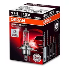 Foco H4 100/90w Super Bright Premium Osram Pack X 10