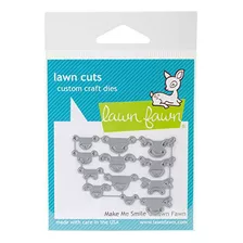 Lawn Fawn Cortes De Césped Custom Craft Die-make Me Smile