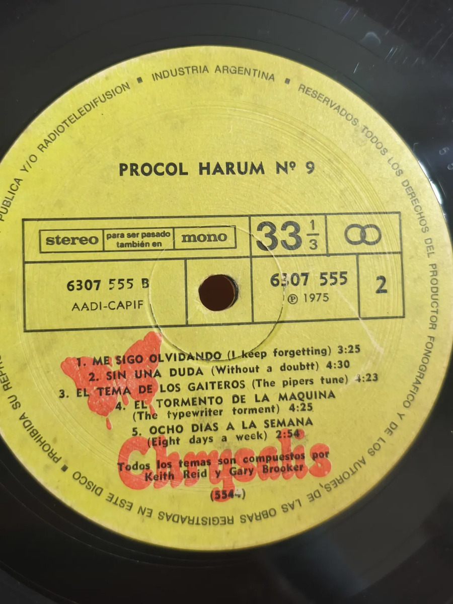 Procol Harum - Procols Ninth - vinilo 1975