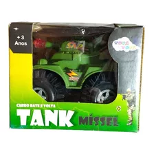 Brinquedo Eletrônico Infantil Tank Míssel Bate Volta Luz Led