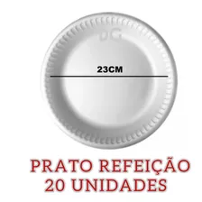 Kit Multiuso Prato/refeição Isopor Promoção