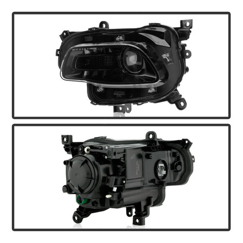 Par Faros Negro Interior Jeep Cherokee Sport 2014 2.4l Foto 2