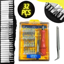 Kit 32 Ferramenta Torx T4 T5 T6 T7 T8 T9 T10 T15 T20 Y 3.0