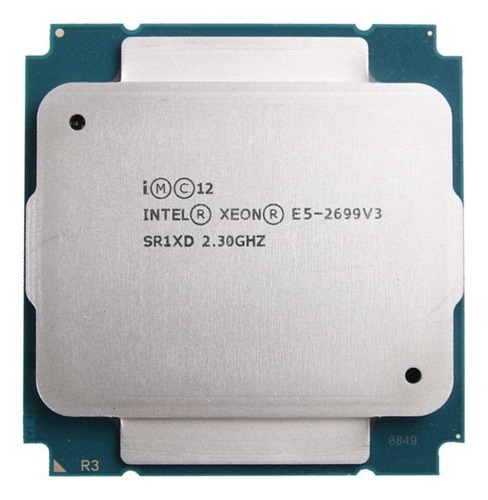 Processador Intel Xeon E5-2699 V3 Cm8064401739300 De 18 Núcleos E  3.6ghz De Frequência
