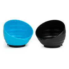 Capri Tools - Juego De Cuencos, 2 Piezas, Color Negro Y Azul