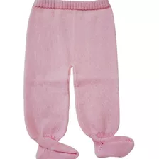 Calças Lã C/ Pé Trico Inverno Bebê Meninos Meninas Ref. 158