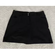 Slazenger Falda Short Para Dama Golf Negra Talla 8