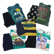 Conjunto Infantil Menino Roupa Premium Verão 1 Ao 3 Pipa