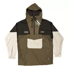 Anorak Rompeviento Fire Liviana Campera Cuerdos 