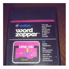 Word Zapper Cartucho Atari 2600 Funcionando