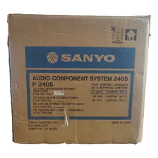 Torre Sanyo Componente De Sonido Vintage Para Hogar P240 S