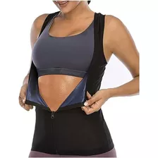 Faja Reductora Sweat Shaper Musculosa Con Cierre Para Dama