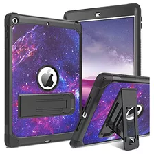 Funda iPad 10.2 Bentoben 3capas Soporte Espacio Galaxia