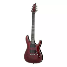 Guitarra Eléctrica Schecter Hellraiser C-1 De Arce/caoba Black Cherry Con Diapasón De Palo De Rosa