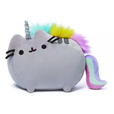 Peluche De Gato, Pusheenicorn, 13 Pulgadas, Gris