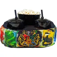 Kit Almofada Porta Pipoca Balde Copos Canudos Harry Potter