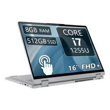 Lenovo Ideapad Flex 5 16iau7, Core I7-1255u, 8gb, 512gb, 16p
