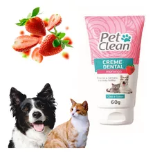 Creme Dental Pasta De Dente Pet Clean 60g Cães Gatos Oferta