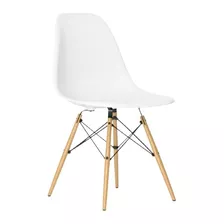 Pack 4 Sillas Eames Dsw Color Blanco, Comedor, Bar, Negocio