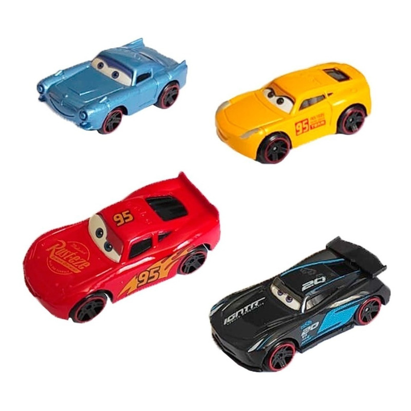 Carrinho Mcqueen c/ Luz Sons Metal 17616-95 Carros 3 Disney em