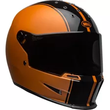 Capacete Bell Eliminator Rally Preto/laranja C Brinde 