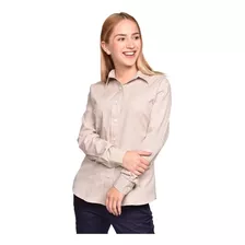 Blusa Ántum Oxford Office Lt Manga Larga (xs - 4xl)