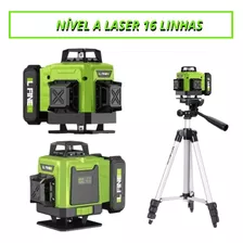 Nível A Laser 12 Linhas Autonivelante Recarregável Controle