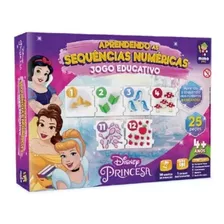 Jogo Educativo Sequencia Numerica Princesas Disney Mimo Play