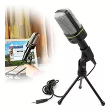 Microfone Com Fio Condensador Sf-920 Estudio Pc Cabo Xlr