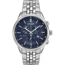 Citizen Mens Eco Drive Chronograph Stainless Steel Wat