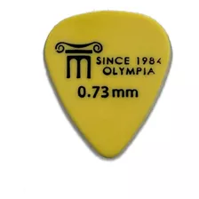 Olympia Tty073 Puas Tortex Teardrop 0.73mm Yellow X3 Color Amarillo Tamaño Fino
