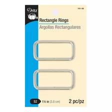 Dritz 781-65 - Cierre De Anillos Rectangulares, Niq