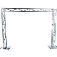 Treliças Trave Box Truss Q20 Aço 2x3m Comprimento Tudo De 1m