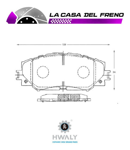 Pastilla De Freno Delantera Toyota Scion Xb 2.4 2010-2015 Foto 3