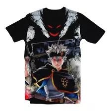 Camiseta/camisa Black Clover - Asta Devil Anime