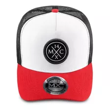 Boné Aba Curva Snapback Trucker Redinha Telinha Preto Branco