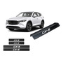 Sticker Mazda Cx5 Cubre Estribos Fibra De Carbon Protectores