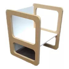 Silla Cubo 3 Posiciones Montessori/ Pikler Sin Pitar