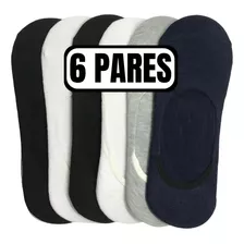 Meia 6 Pares Soquete Masculina Invisível Leve Kit Atacado 