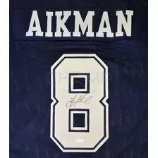 Jersey Autografiado Troy Aikman Dallas Cowboys Vaqueros Vst