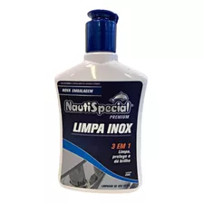 Limpa Inox Premium Protetor 200g Nautispecial Nacional Cor Branco