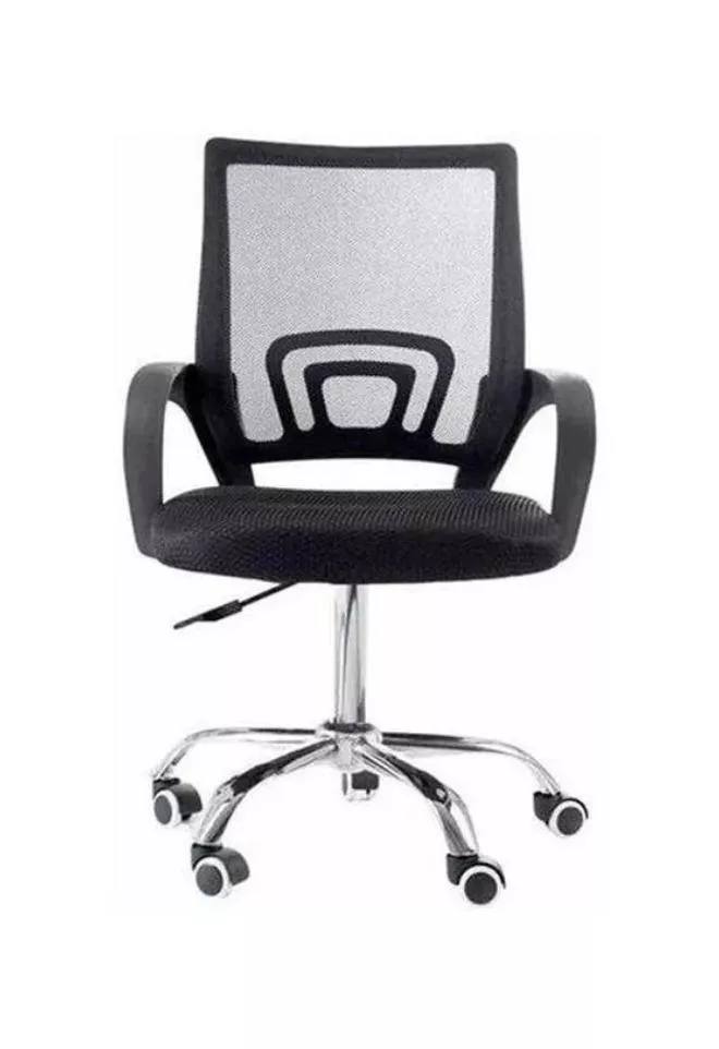 Cadeira De Escritório Travel Max Diretor Mb-4005 Preta Com Estofado De Tecido