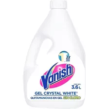 Quitamanchas Blanqueador Vanish Gel Crystal White Gel Botella 3.6 l