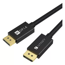 Cable Displayport Ivanky 8k De 1.4 Pies, Cable Dp Corto De 3